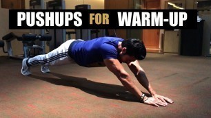 'PUSHUPS to Warm-Up Upper Body | Quick Tips by Guru Mann'