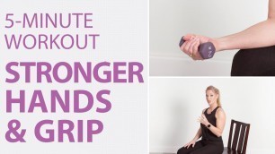 'Hand & Grip Strengthening Exercises | 5-Minute Barre Workout'