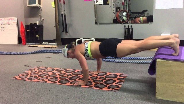 'Push-Up with Rotation - Feet Elevated | Rippel Effect Fitness'