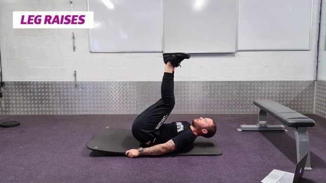 '12 minute core blast with Coach Ben'