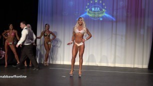 'Alysia Kaempf – Competitor No 205 – Bikini Model Tall - WFF World Championship 2018'