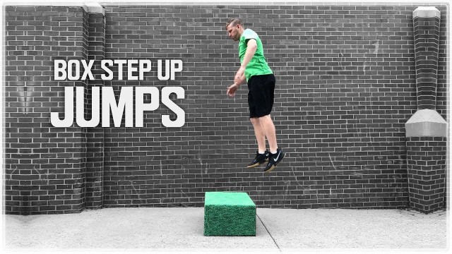 'Explosive Step Up | Plyometric Single Leg Box Jump (Sprint Faster & Jump Higher)'
