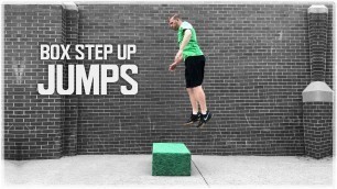 'Explosive Step Up | Plyometric Single Leg Box Jump (Sprint Faster & Jump Higher)'