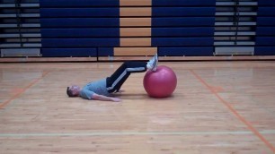 'GCC PED171 Stability Ball Leg Curls'