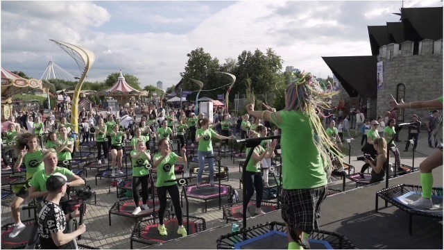 'Jumping fitness Moscow, Russia'