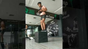 'CHALLENGE 1000 LANGKAH (STEP UP) #shorts #fitness #crossfit #legday #squat'