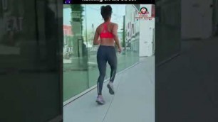 'Fight for Fitness #shorts A Woman Running on the Streets - #Fitness Fitnest Experts'