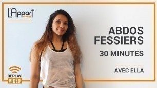 '[L\'Appart Fitness Live] Abdos Fessiers #1 avec Ella'
