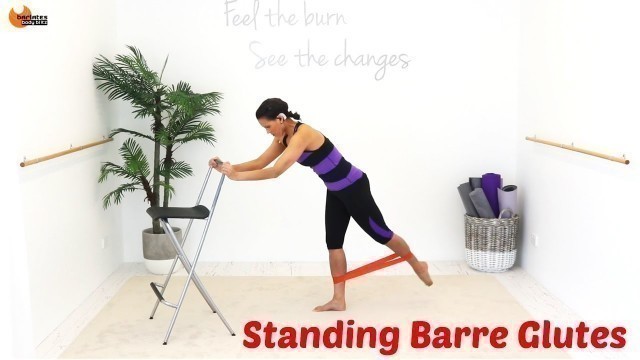 'BALLET BARRE WORKOUT Barre Seat - Barlates Standing Barre Glutes with Linda Wooldridge'