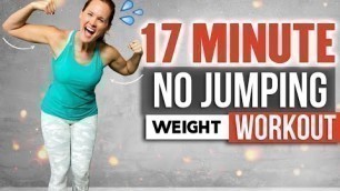 'No Jumping FULL BODY Workout | At Home For Beginners'