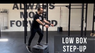 'Low Box Step Up Movement Demo'