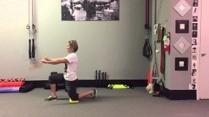 'Band Pull-Aparts - Half-Kneeling  | Rippel Effect Fitness'