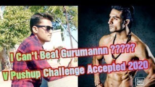 'My Reps.| Ganesh Rajput Fitness | Guru Mann V Pushup Challenge 2020'