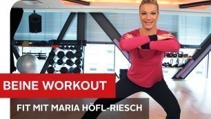 'Beine Training für zu Hause  – Einfaches & effektives Fitness Workout mit Maria Höfl-Riesch – OTTO'