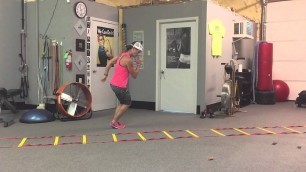 'Speed Ladder: Zig-Zag 1-2-3-4 | Rippel Effect Fitness'