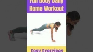 'Home Body Workout - Health and Fitness tips - Easy Workout For Women *8'