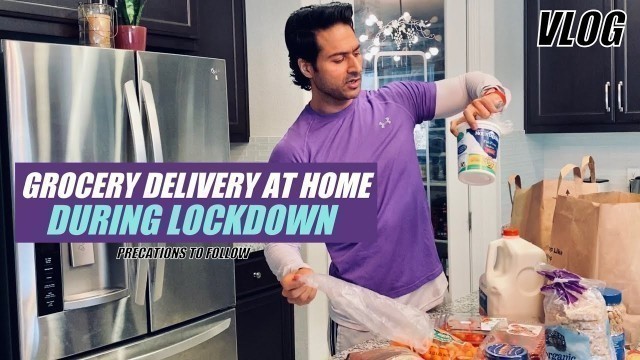 'Grocery (Food) Delivery at My Home  | Precautions to Follow by Guru Mann'