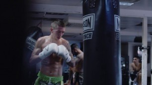 'FITNESS Man Using Punching Bag - ULTRA HD 4K Stock Footage'