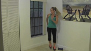 '10 Minute Toning Walk - Power Interval Walk with Dumbbells for Beginner Weight Loss'