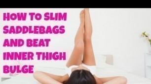 'Saddlebags and Inner Thigh Bulge: Lower Body Slimming 15-Minute Fat Burning Workout'
