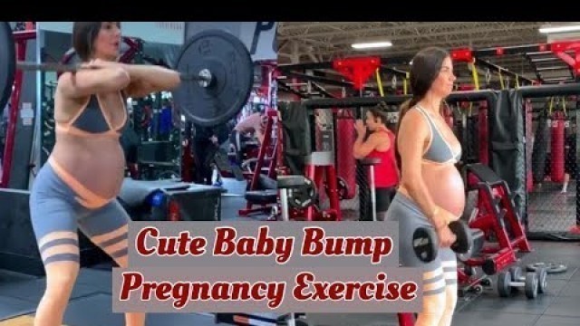 'Pregnancy Workout by Diana Ruiz | Popping Baby Bump'