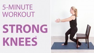 'Strengthen your Knees | 5-Minute Barre Workout'