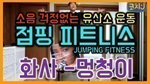 '[점핑피트니스] 화사 멍청이(twit) jumping fitness trampoline (집에서 살빼자,점핑운동,점핑영상,트램폴린)'
