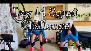 'Day 14 Squat Challenge || 100 a day || Fitness Journey'