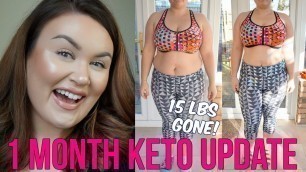 '1 MONTH KETO UPDATE | TIPS FOR SUCCESS! Motivation, Fitness + More!'