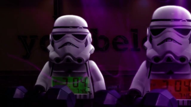 'LEGO STARWARS STORMTROOPERS AT PLANET FITNESS'