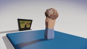'- FITNESS MAN - 3ds Max Short Animation'