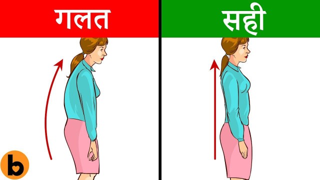 'शरीर मुद्रा को ठीक करने के तरीके ||  Body Posture & Fitness Tips in Hindi'