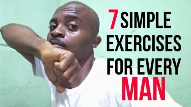 '7 Simple EXERCISES For every Man | Workout & Fitness - Men Secret'