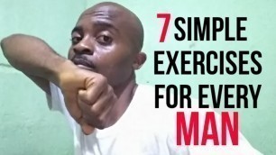 '7 Simple EXERCISES For every Man | Workout & Fitness - Men Secret'