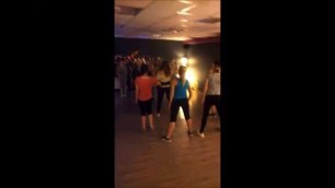 'Zumba-fitness® c Юлией Куракиной и Натальей Соболевой (phone video) / баттл в Olympia house club/'