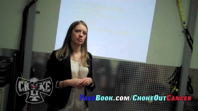 'ChokeOuT Cancer at Club One Fitness for a Seminar on Cancer Prevention'