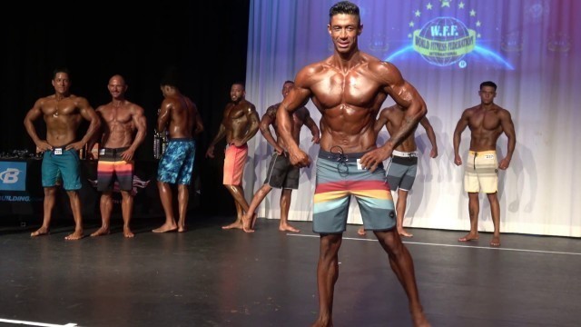 'Mehdi Dalili – Competitor No 238 - Men Beach Model Tall - WFF World Championship 2018'