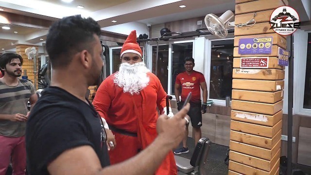 'When Santa visited Zuese Fitness Club in 2019'