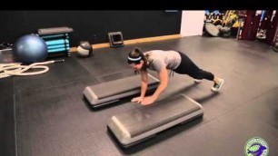 'Step Up Plank Exercise Demonstration at Loggerhead Fitness, Juno Beach, FL'