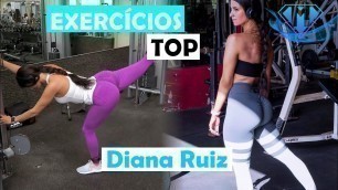 'Alguns EXERCÍCIOS TOP para o seu BUMBUM - Diana Ruiz Fitness'