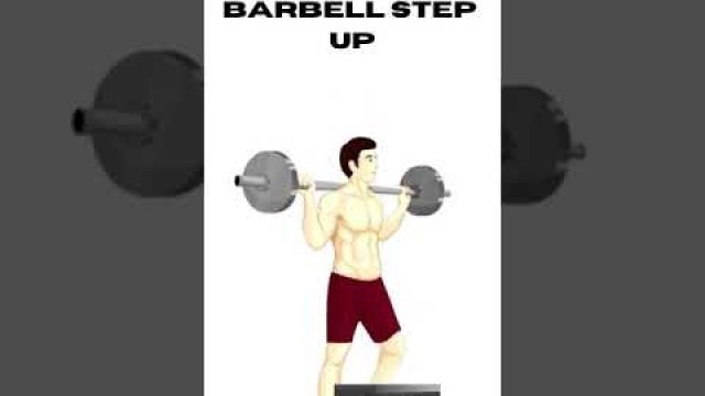 'Barbell Step UP #workout #shorts #fitness'