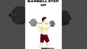 'Barbell Step UP #workout #shorts #fitness'