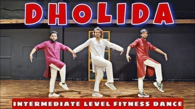 'Dholida | Alia Bhatt | GanguBai Kathiawadi | Intermediate Level Fitness Dance | Akshay Jain Choreo'