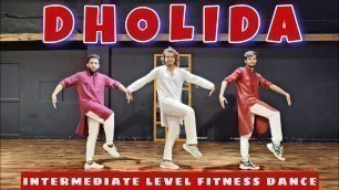 'Dholida | Alia Bhatt | GanguBai Kathiawadi | Intermediate Level Fitness Dance | Akshay Jain Choreo'