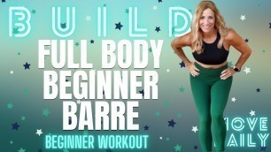 '25 Minute Beginner Barre Workout | Total Body Barre Workout at Home'