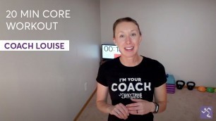 'Core Workout To Do At Home (20 Minutes)'