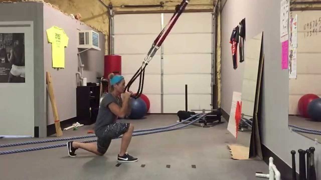 'Suspension Trainer Drop Split Squat & Split Squat Jump | Rippel Effect Fitness'