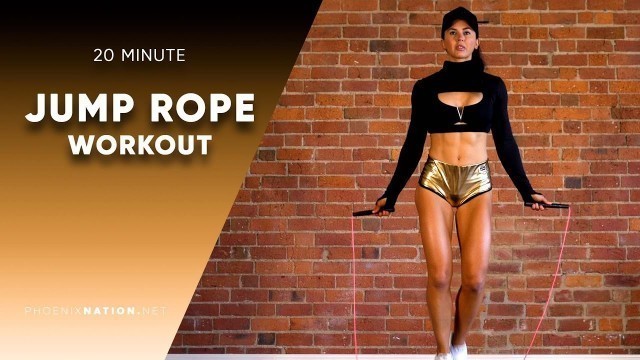 '20 MINUTE FAT BURNING JUMP ROPE WORKOUT'