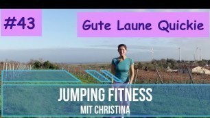 '#43 Jumping Fitness Gute Laune Quickie 15 Minuten  Rebounder Trampolin Workout'