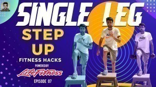 'Single Leg Step-Up | Fitness Hacks | E7 | R Ashwin | #Lifestyle #Fitness #Health'